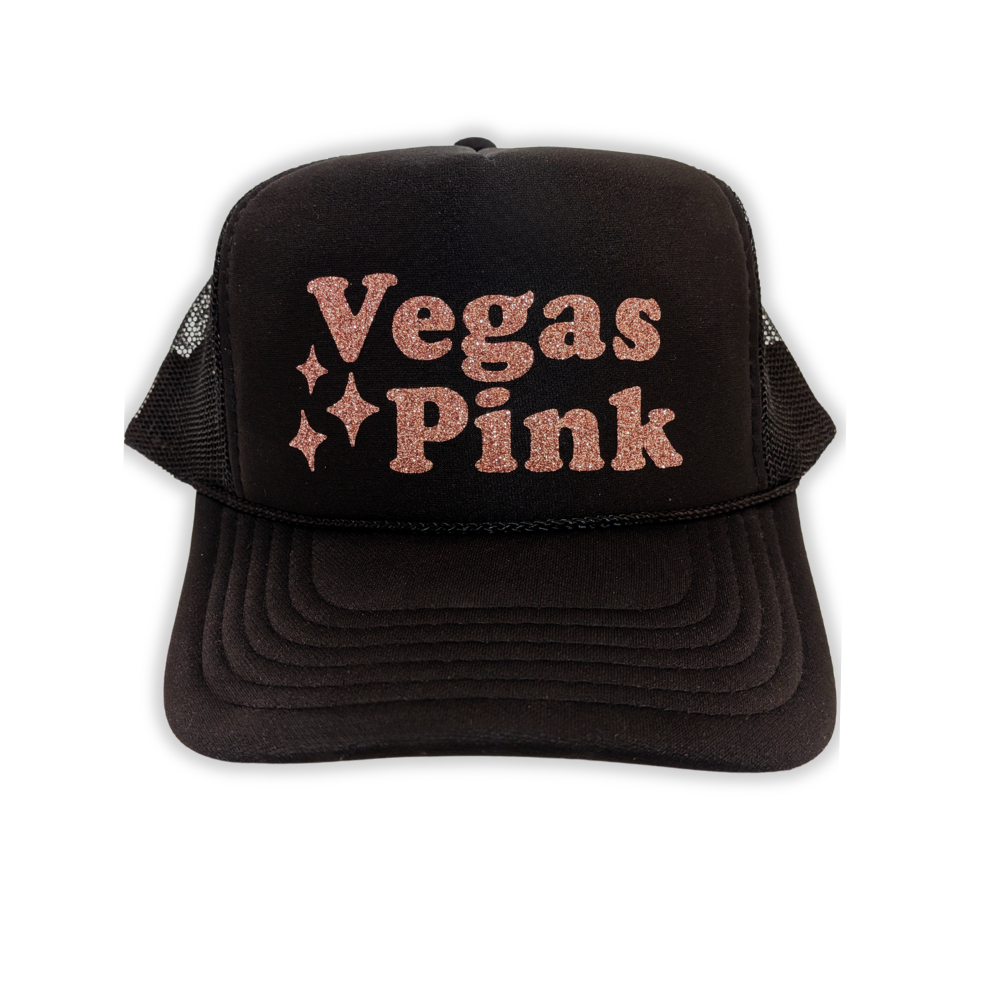 Vegas Pink Hat Front