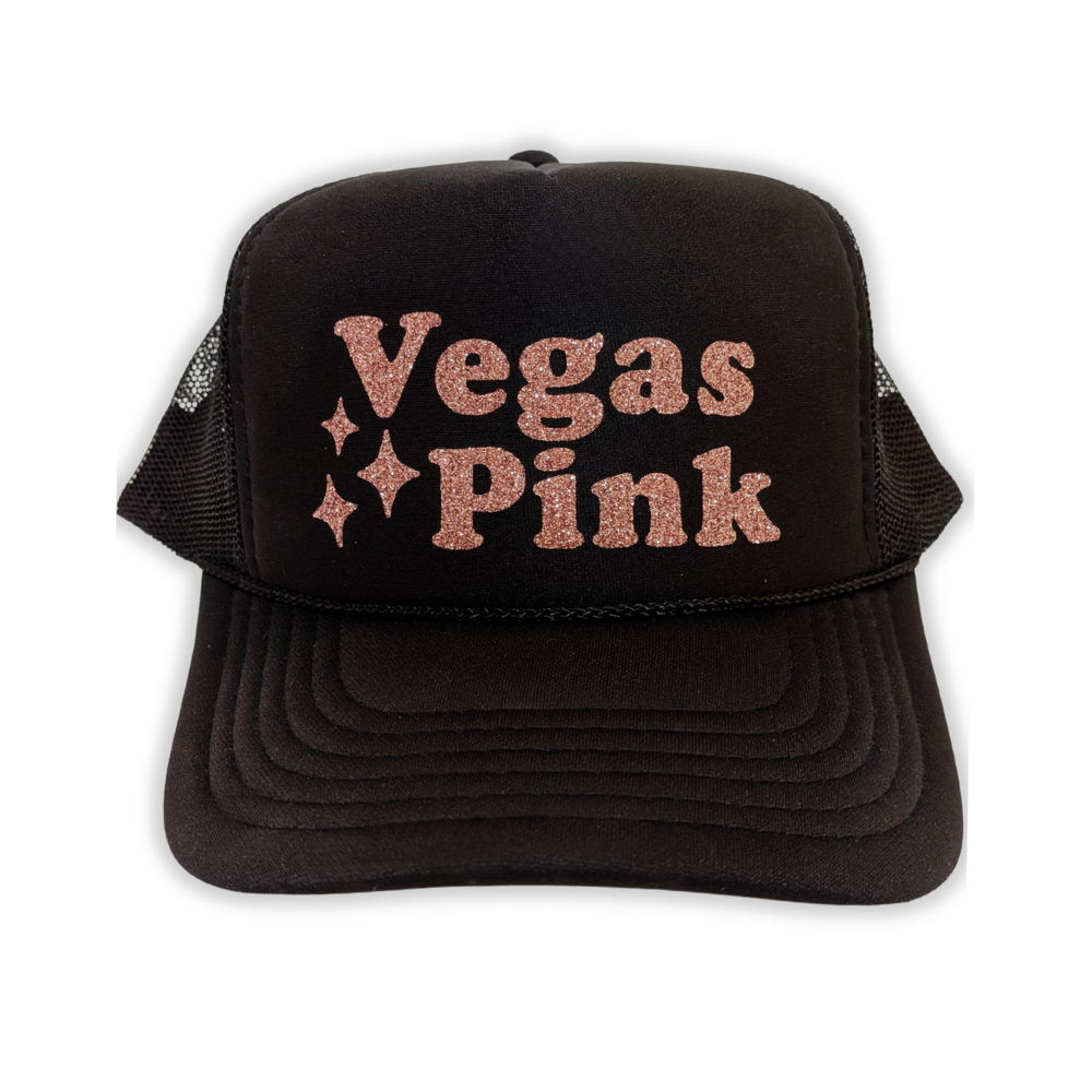 Vegas Pink Hat Front